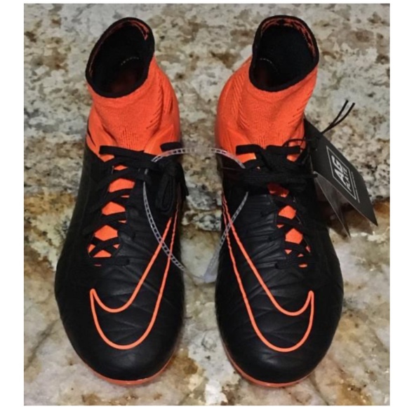 NIKE Hypervenom Phantom II AG Dynamic Fit Black Orange Soccer Cleats NEW Mens 7 main image 8